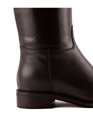 Stivale alto in pelle testa di moro JULIE DEE | MW526MORO
